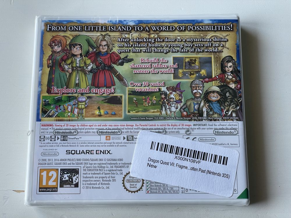 Dragon Quest VII 3DS - Selado