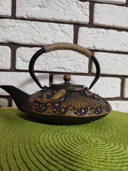 Чайник заварювальний Elen Dekor 900 мл,чавунний чайник для заварювання