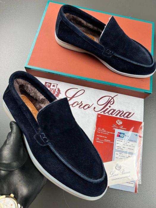 Чоловічі зимові лофери  Loro Piana