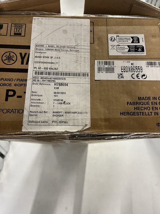 Yamaha P-145 cyfrowe pianino