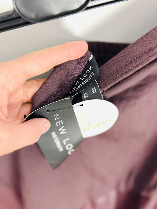 Ciążowe legginsy z materiału imitującego skórę 4XL 48 New Look