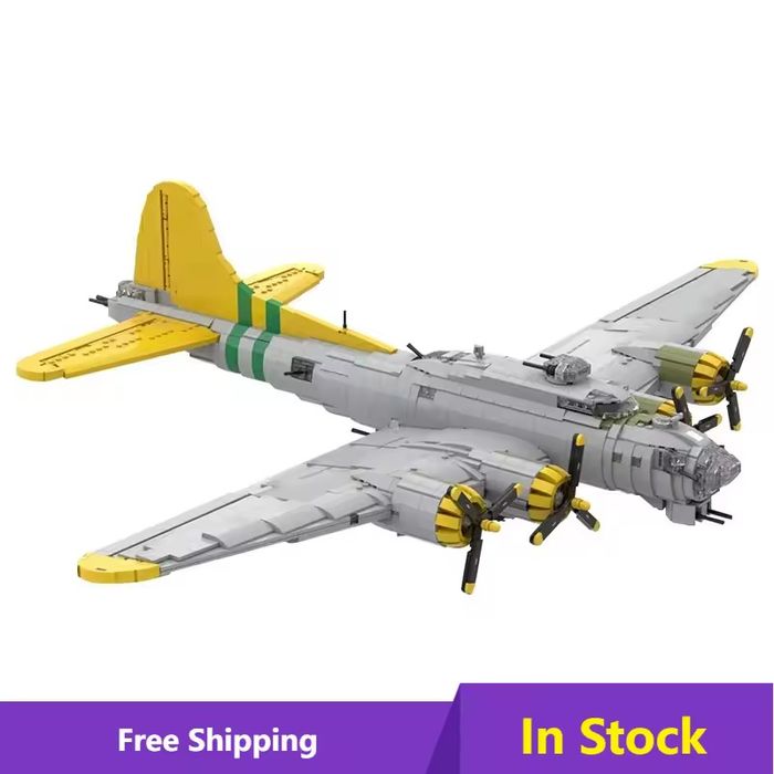 Літаюча фортеця будівельні блоки набори Boeings B-17 військовий літак