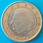 1 Euro de 2004 da Bélgica, Alberto II