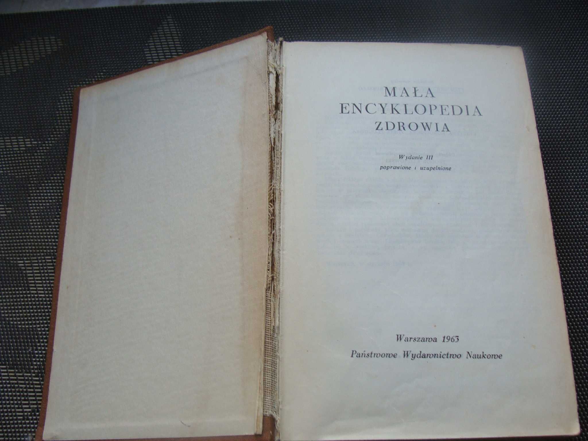 Mała encyklopedia zdrowia 1963 r., III wydanie (M)