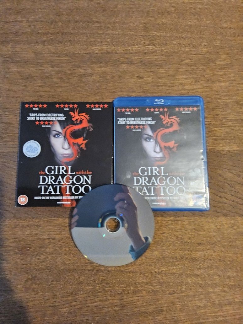 The girl with the dragon tattoo płyty blue ray