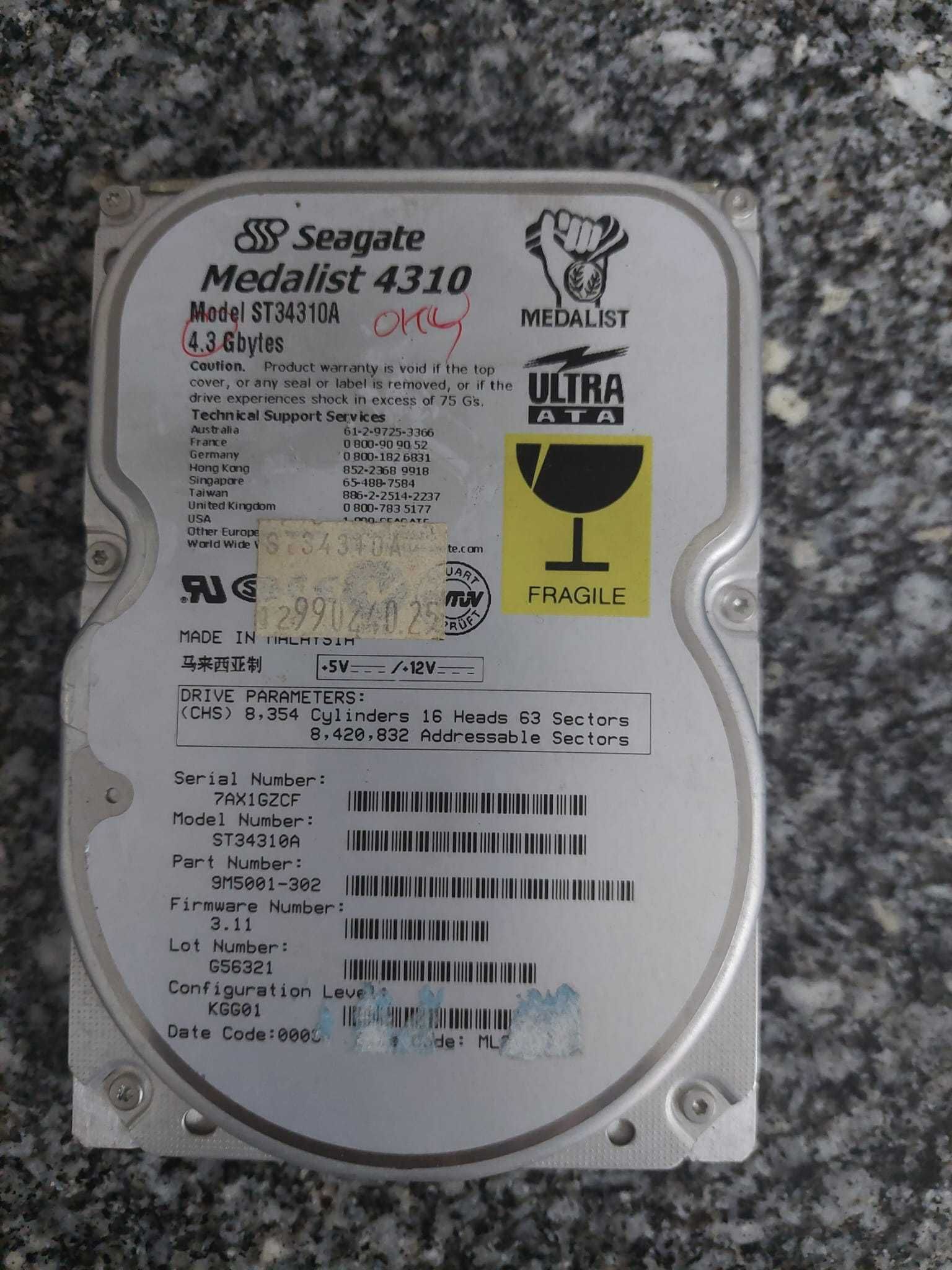 Discos ATA varias marcas e modelos