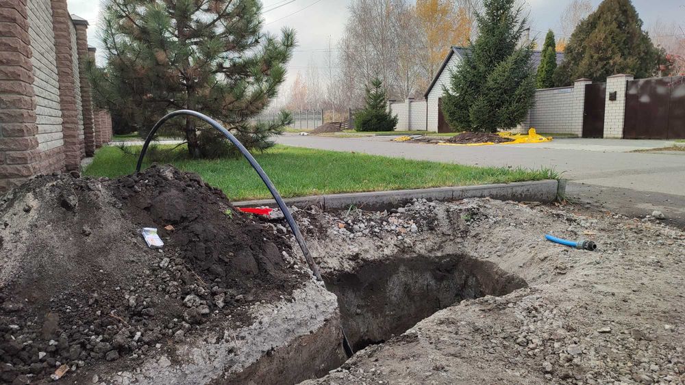 Прокол грунта, Ремонт, Замена Водопровода, Врезка в трубу, Канализация