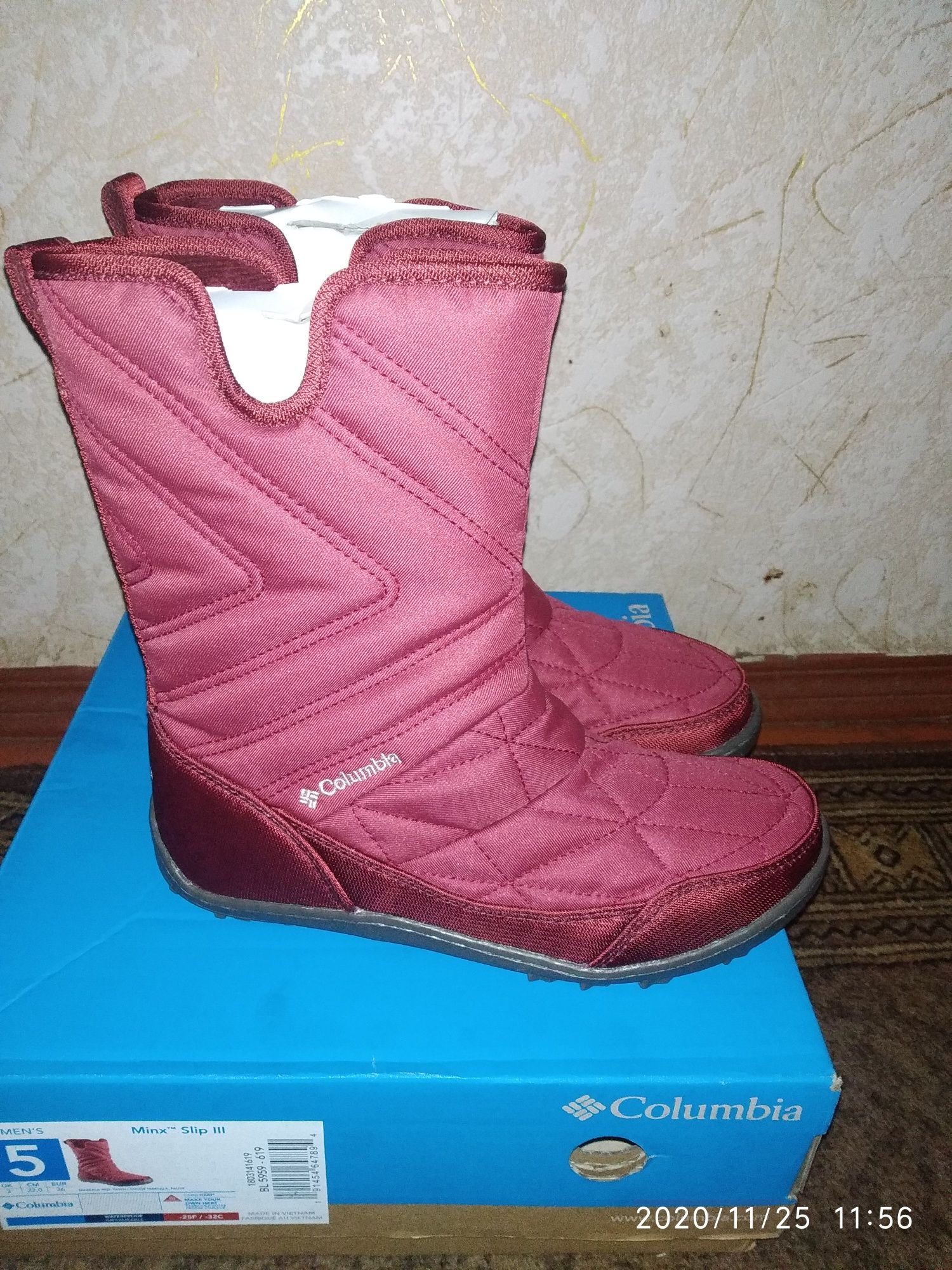 Продам сапоги фирмы Columbia(снегоходы) 36р