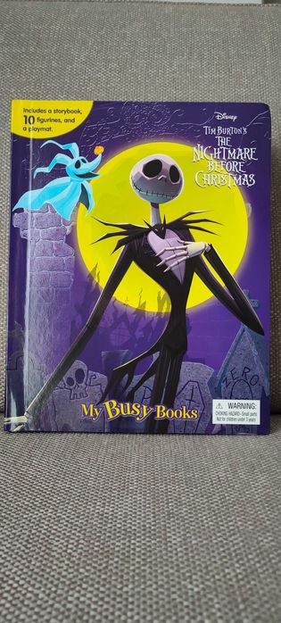 The Nightmare Before Christmas, storybook, 10 figurines, playmat