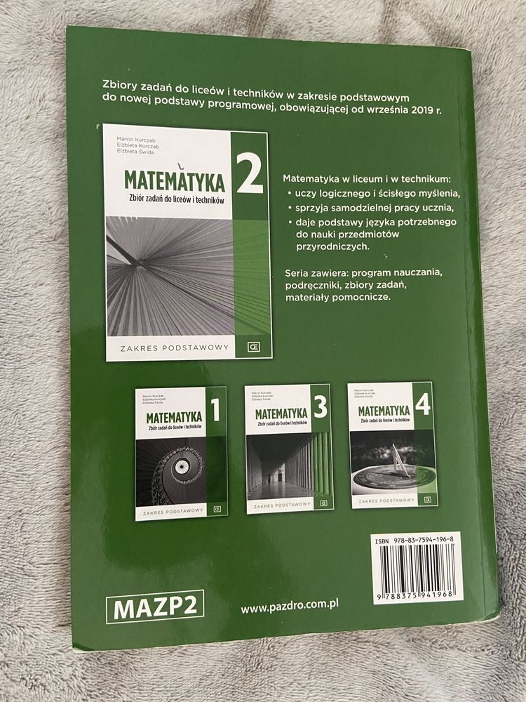 Matematyka LO 2 Zbiór zadań Zakres Podstawowy Nowa Podstawa