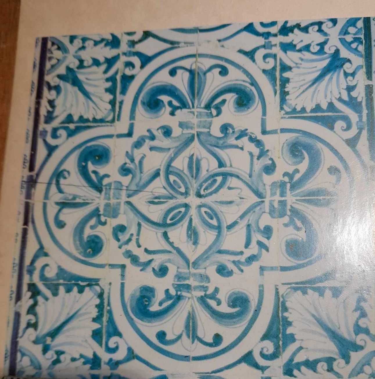 4 Postais antigos Azulejo - Parceria dos CTT com o Museu do Azulejo