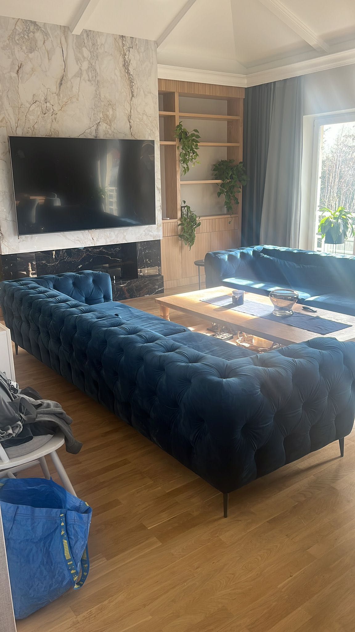 DESIGNERSKA sofa w stylu glamour