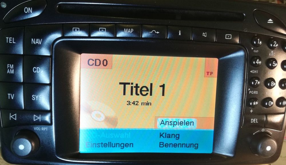 MERCEDES W203 W209 CLK Radio Nawigacja Comand PL Menu EUROPA