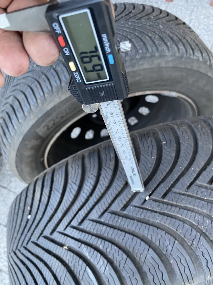 Opony,felgi kolpaki  17 zima michelin alpin 5