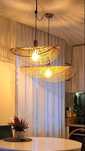 Lampa, klosz, abażur Tuan z juty - 2 sztuki