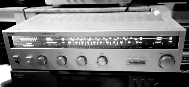Vintage amplituner PHILIPS stereo FM przestrojony