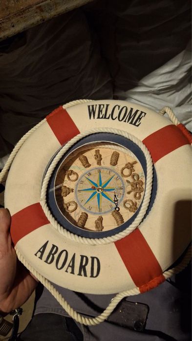 Настенные часы в морском стиле