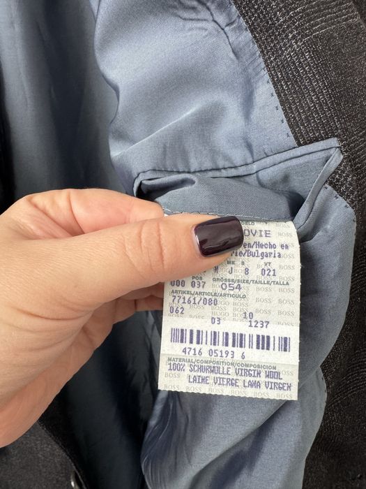 Чоловічій базовий піджак wool 100 % Hugo Boss оригінал 54 р