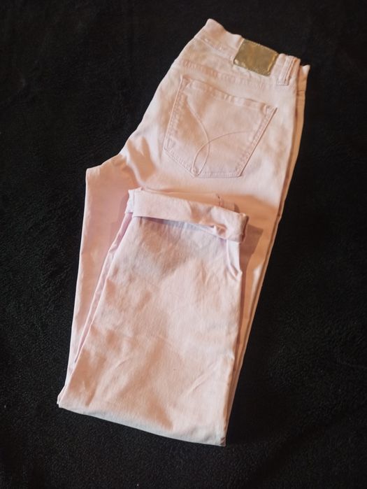 Bootcut bubblebutt pudrowy róż Calvin Klein Jeans Limited edition XS