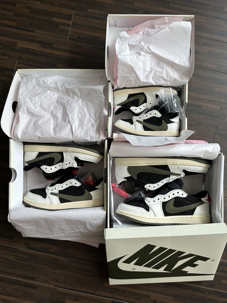 Air Jordan 1 Retro Low OG Travis Scott Olive