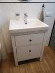 Szafka łazienkowa hemnes Ikea plus umywalka