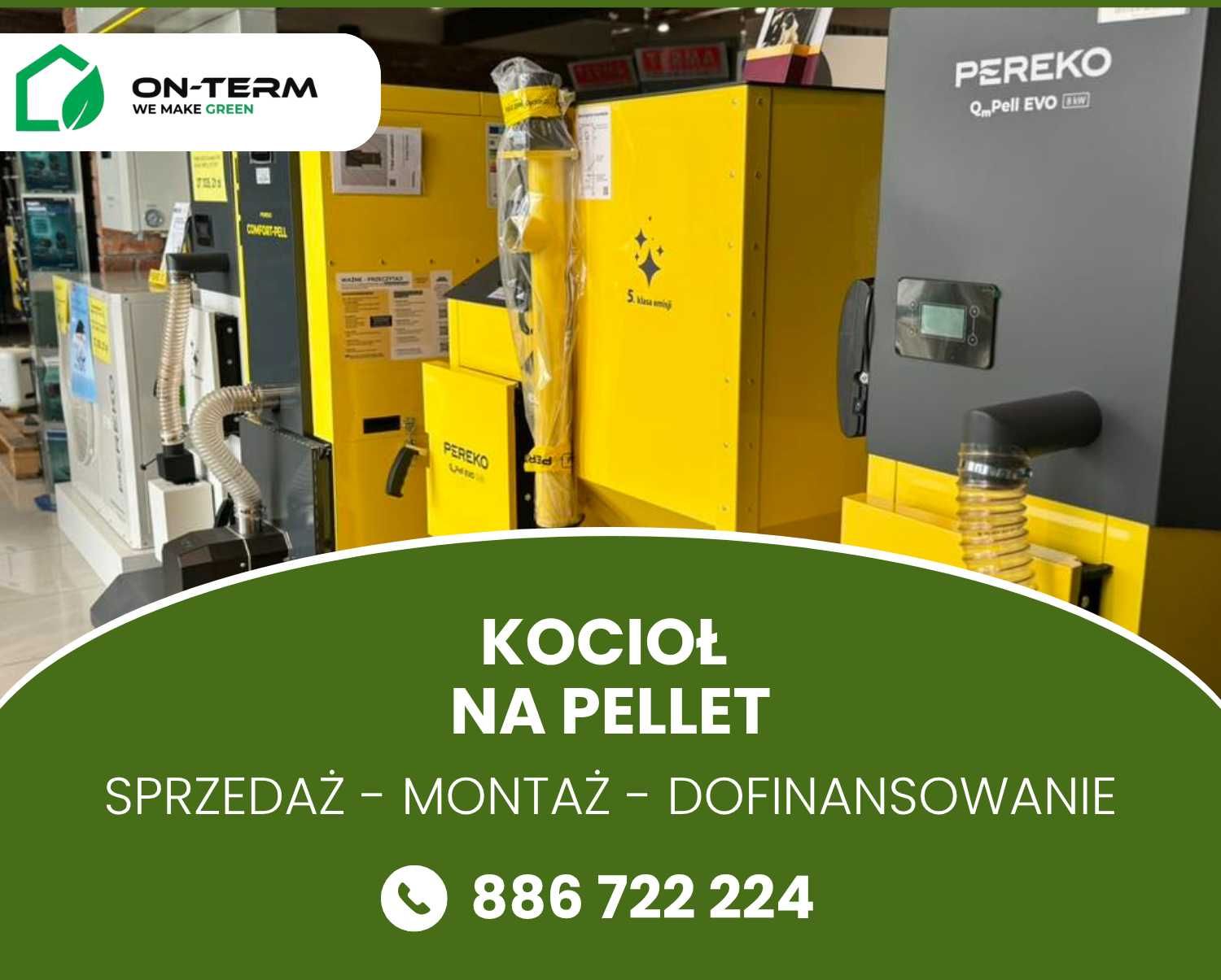 Piec na pellet Z MONTAŻEM Defro Delta EkoPell 20 kW 5kl kocioł pellet