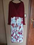 Urocza długa sukienka w kwiaty rozmiar 46/48/50. 4 XL