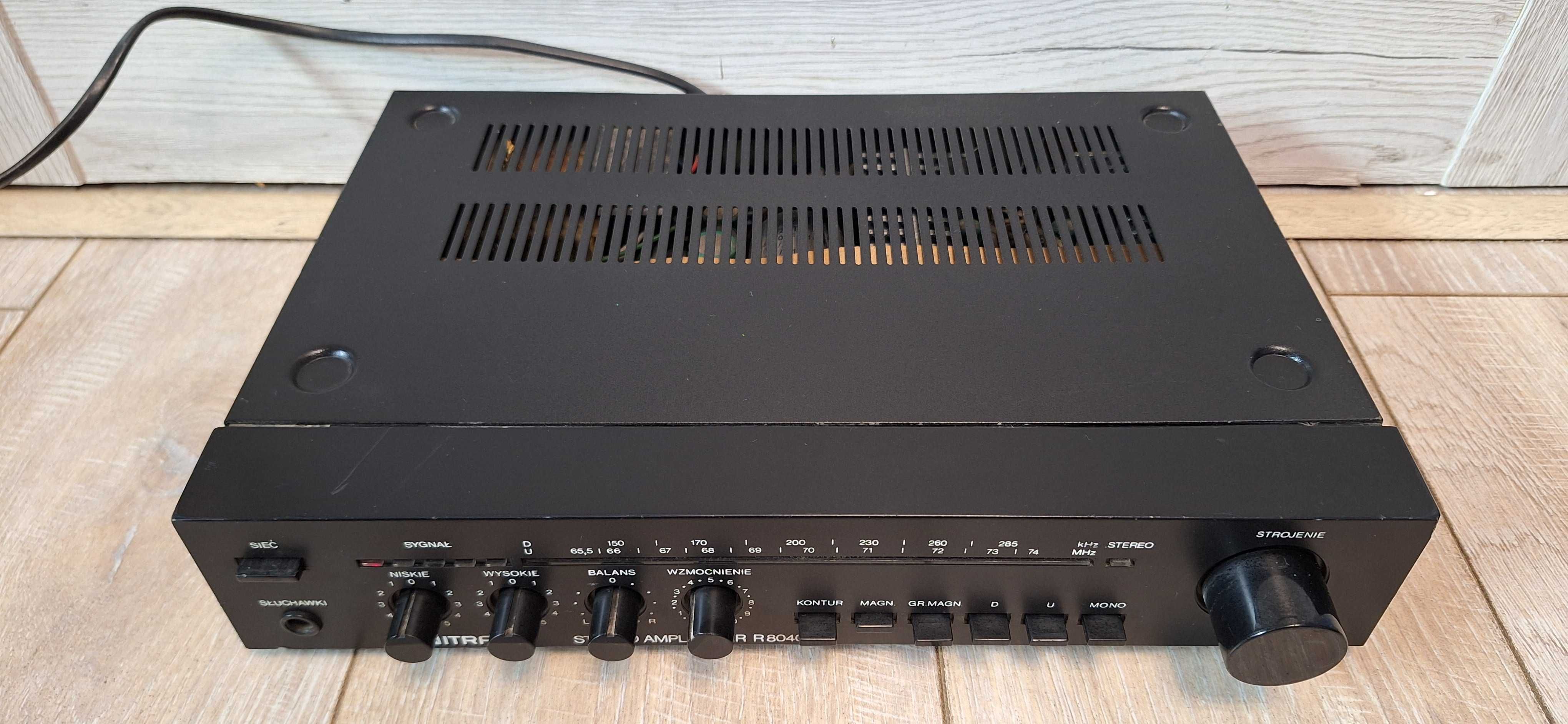 Amplituner Unitra R 8040 Czarny ! BDB STAN 100 % SPRAWNY ! OKAZJA !