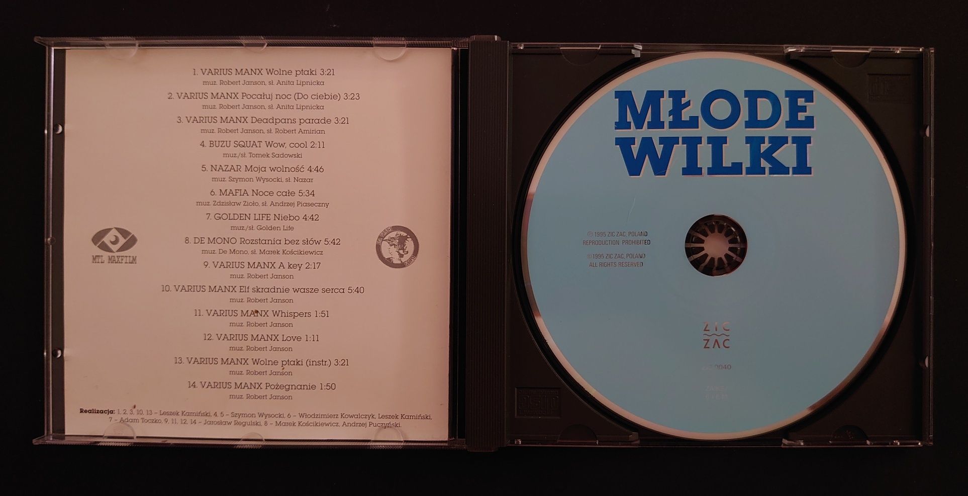 Płyta CD "Młode Wilki"