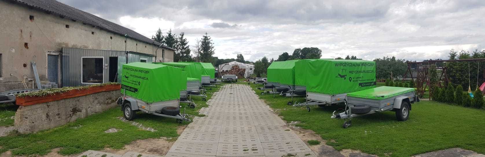 Wynajem Przyczepy platformy 400x200, ład.890kg na kat. B* oraz 750kg