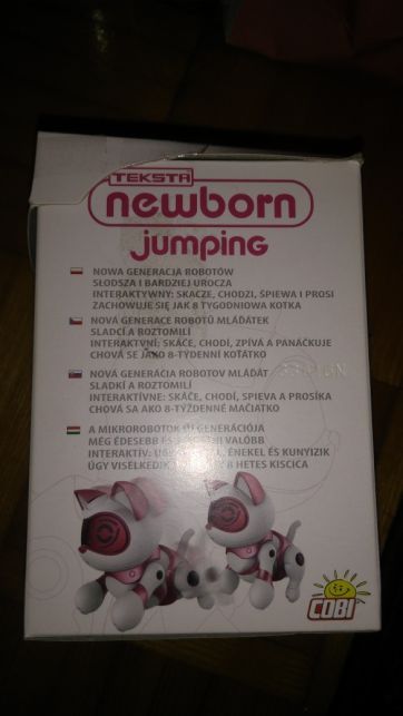 Interaktywny kot - newborn jumping! Skacze, Chodzi, Prosi i Śpiewa!