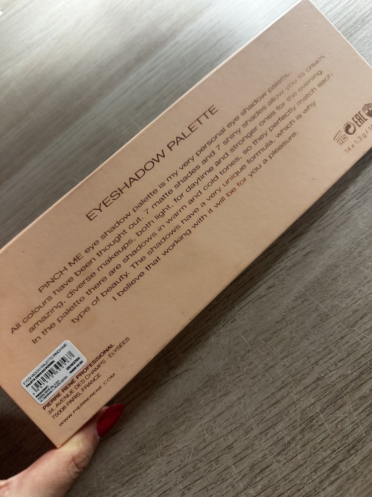 Paleta cieni Pierre rene pinch me Amelia Szczepaniak