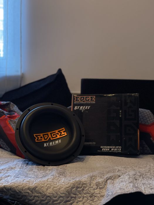 EDGE - glosnik / subwoofer + wzmacniacz + dodatki