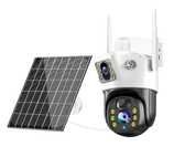 Камера видеонаблюдения - 4G, Wi-fi, V380Pro, с солнечной панелью