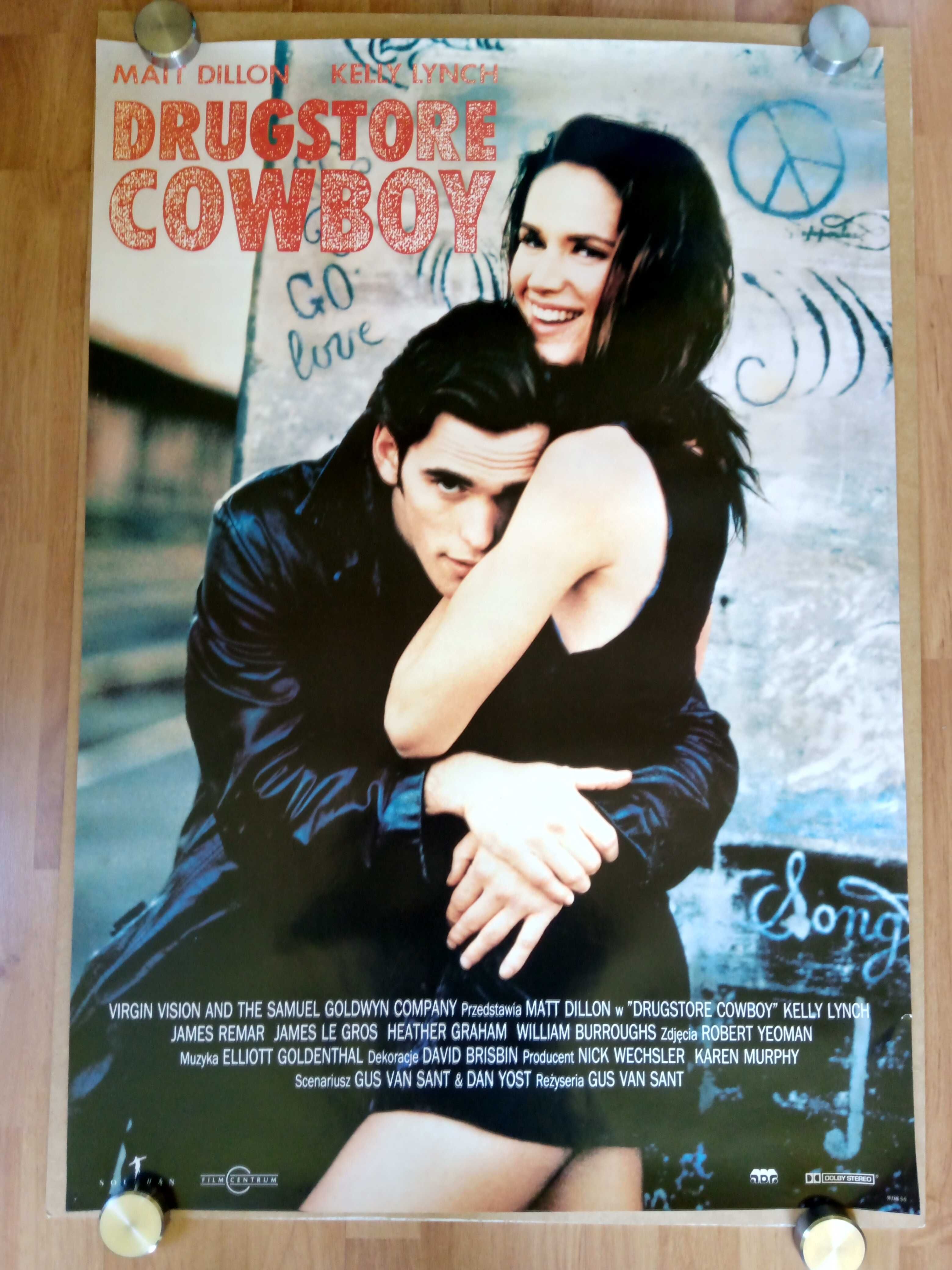 Plakaty filmowe Drugstore Cowboy Oryginalny plakat kinowy z 1993 roku.