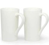 Nowy zestaw kubków / 2 szt / kubek / pojemnik / biały / 600ML !2255!