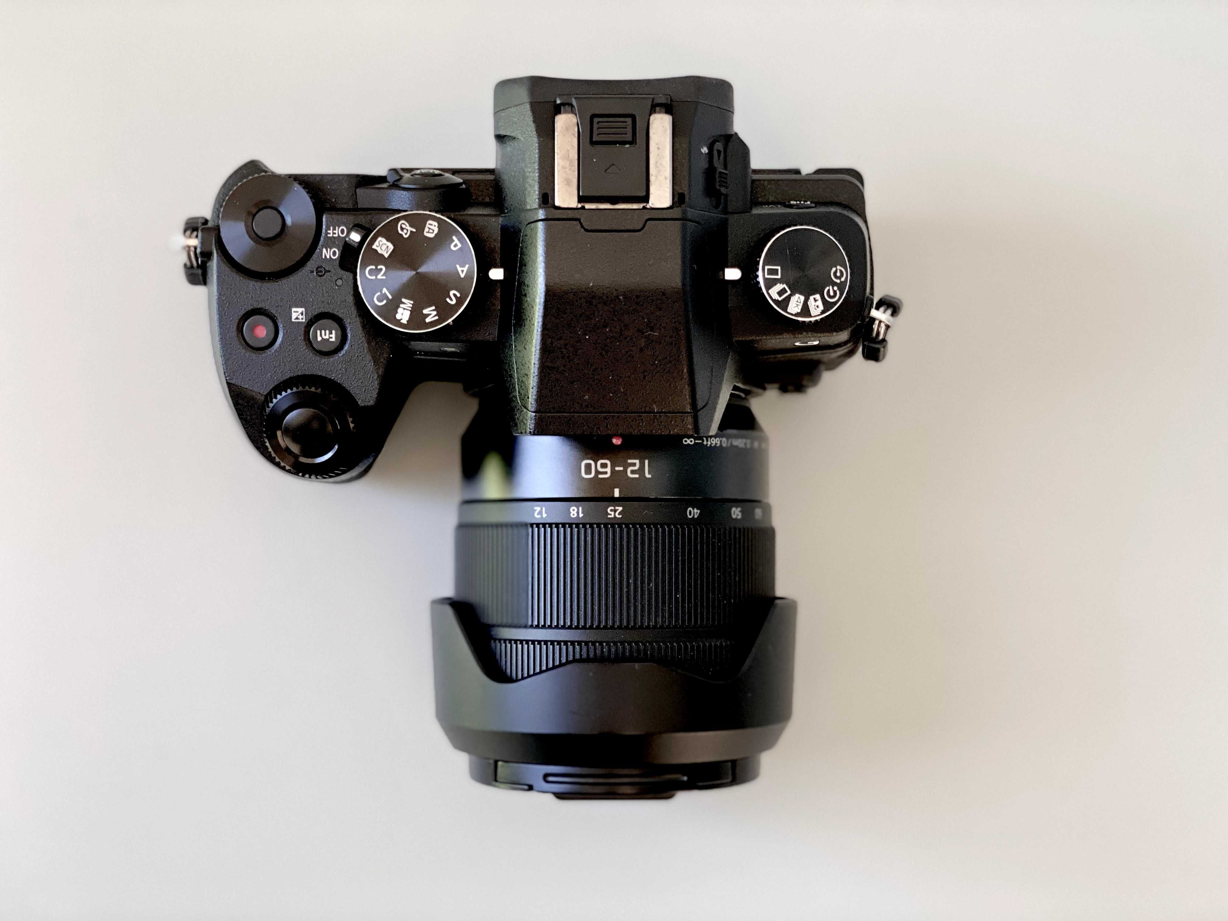 Aparat Panasonic LUMIX G80 + Obiektyw Lumix 12-60 F3.5-5.6 + 2xbateria