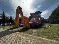 Zjezdzalnia dmuchana gigant okazja 14x8x10m