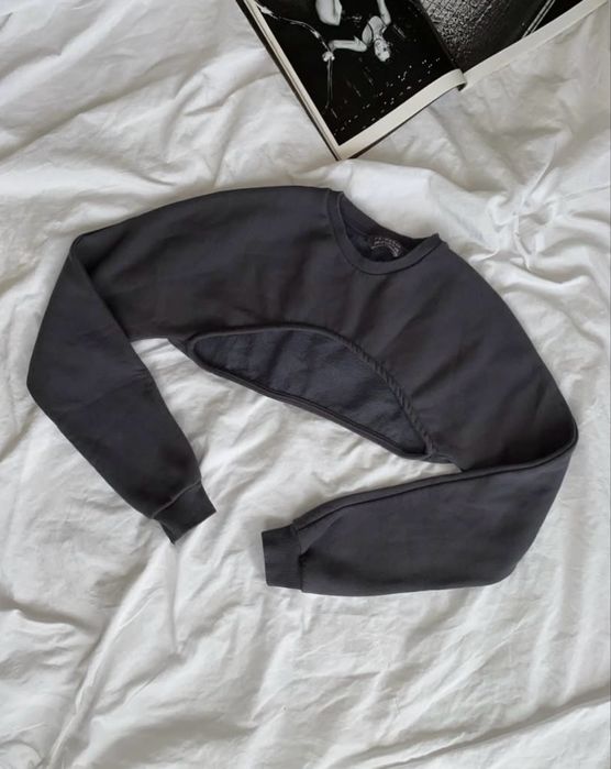 Укороченый свитшот Рукова на флисе 2xs