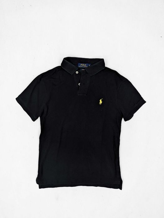 Polo Ralph Lauren czarna koszulka polo slim fit S