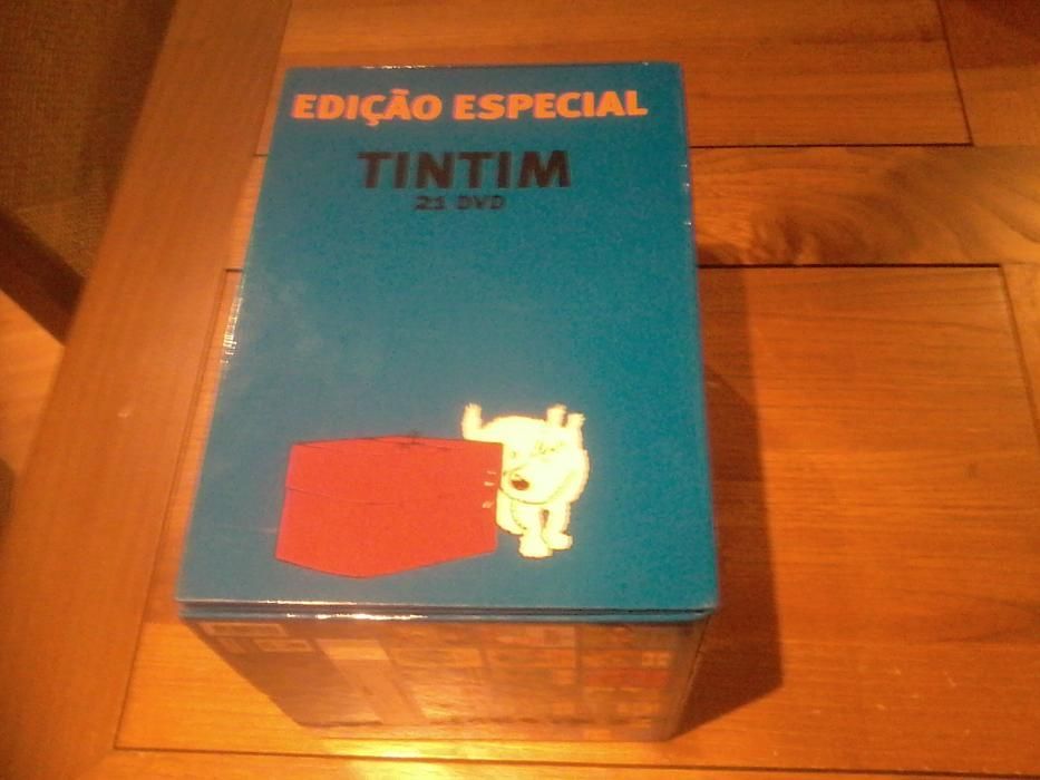 BOX Edição Limitada Colecionador - 21 DVDS TINTIN