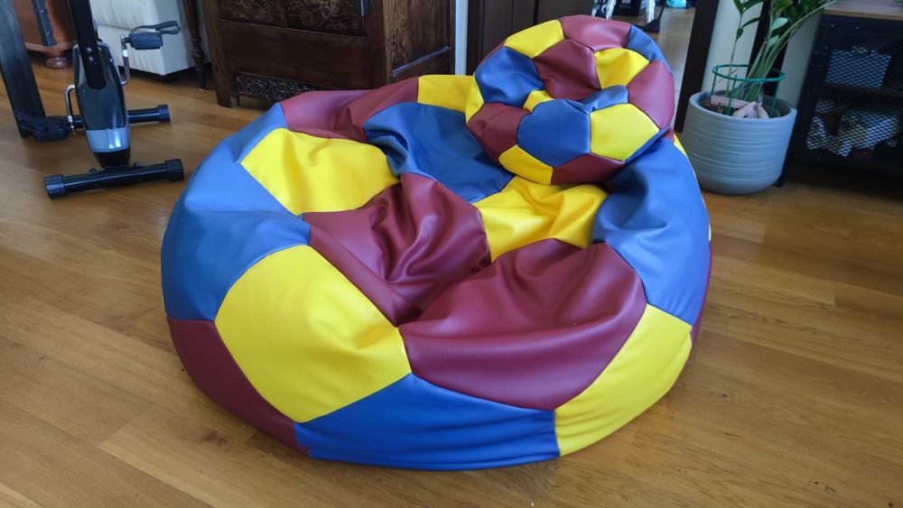 Pufa Piła śr.120 cm+ Gratis Pufy worek SAKO fotel siedzisko Barcelona