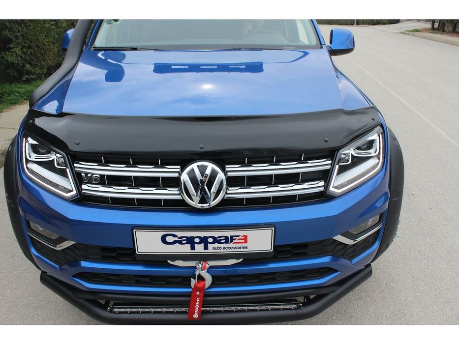 Volkswagen Amarok Дефлектор капота (мухобойка) EuroCap