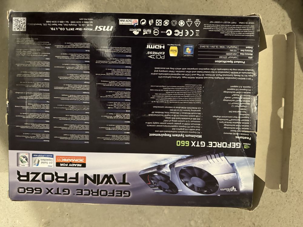 Karta graficzna gtx 660