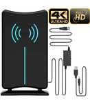 Cyfrowa antena HD TV, KKUYI wzmacniana wewnętrzna antena HDTV