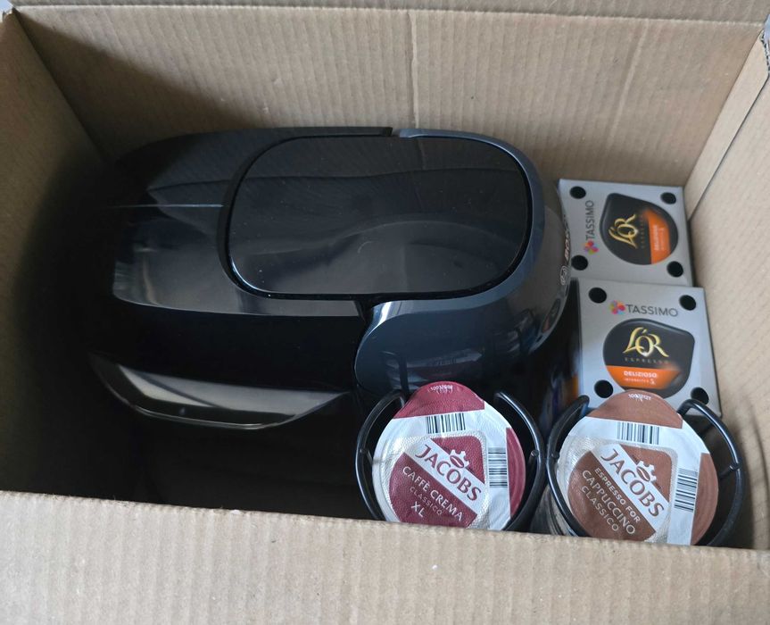 Bosch Ta simo  ekspres kapsułkowy plus stojak na kapsułki okazja