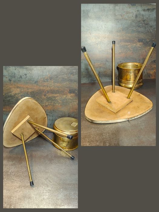 Kwietnik, donica mosiądz, Gilde handwear, vintage, Art Deco