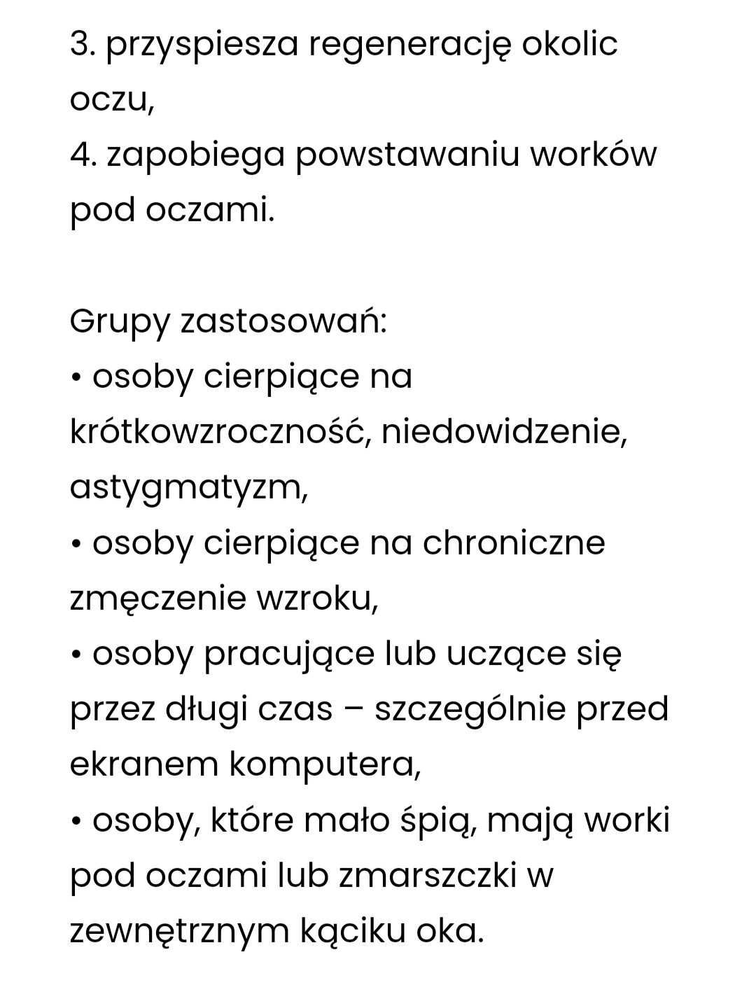 Masażer oczu Prosense nowy