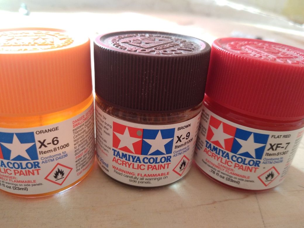 Farby akrylowe modelarskie TAMIYA, 23ml,10ml