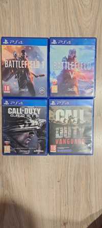 Gry ps4 Call of Duty i Battlefield Pl